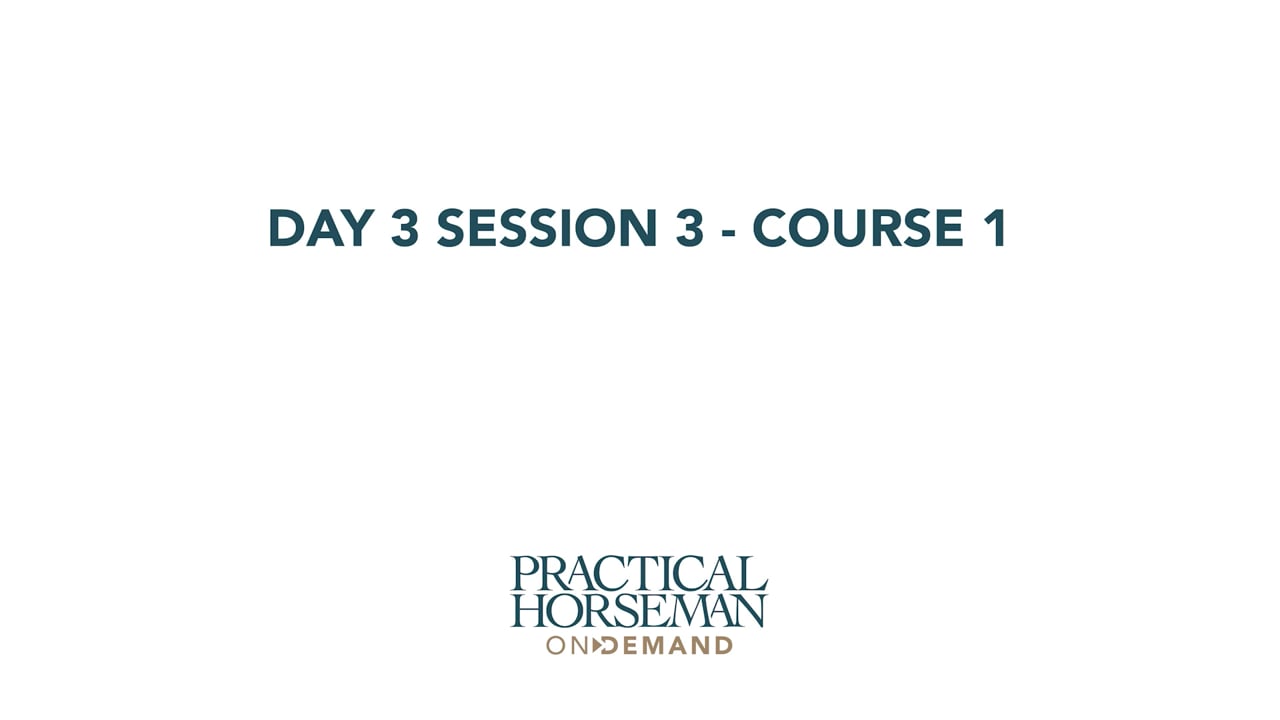 Day 3 Session 3 - Jumping | Anne Kursinski | PART 01
