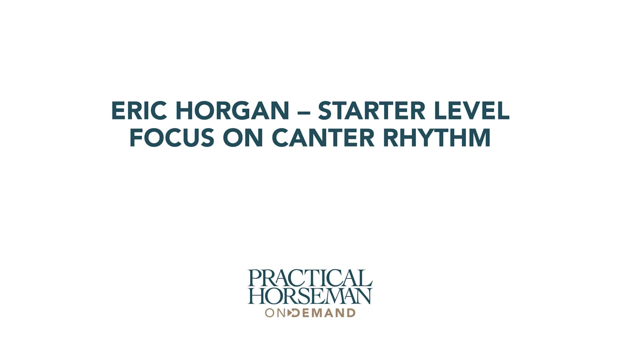Starter Canter Rhythm Over Jumps | Eric Horgan