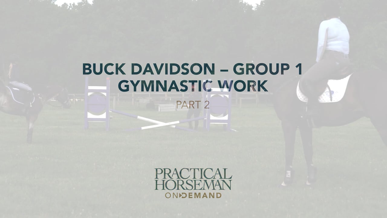 Group 1 – Cross Country Warm-up Fences | Buck Davidson