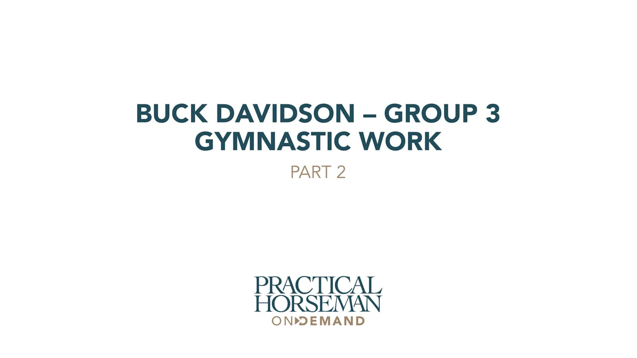 Group 2 – Jumping Small Fences | Buck Davidson