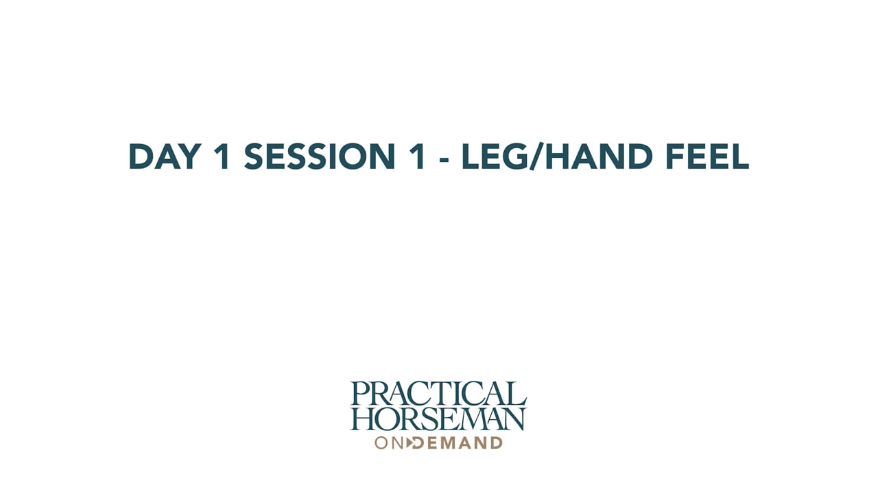 Day 1 Session 1 - Leg/Hand Feel | Anne Kursinski