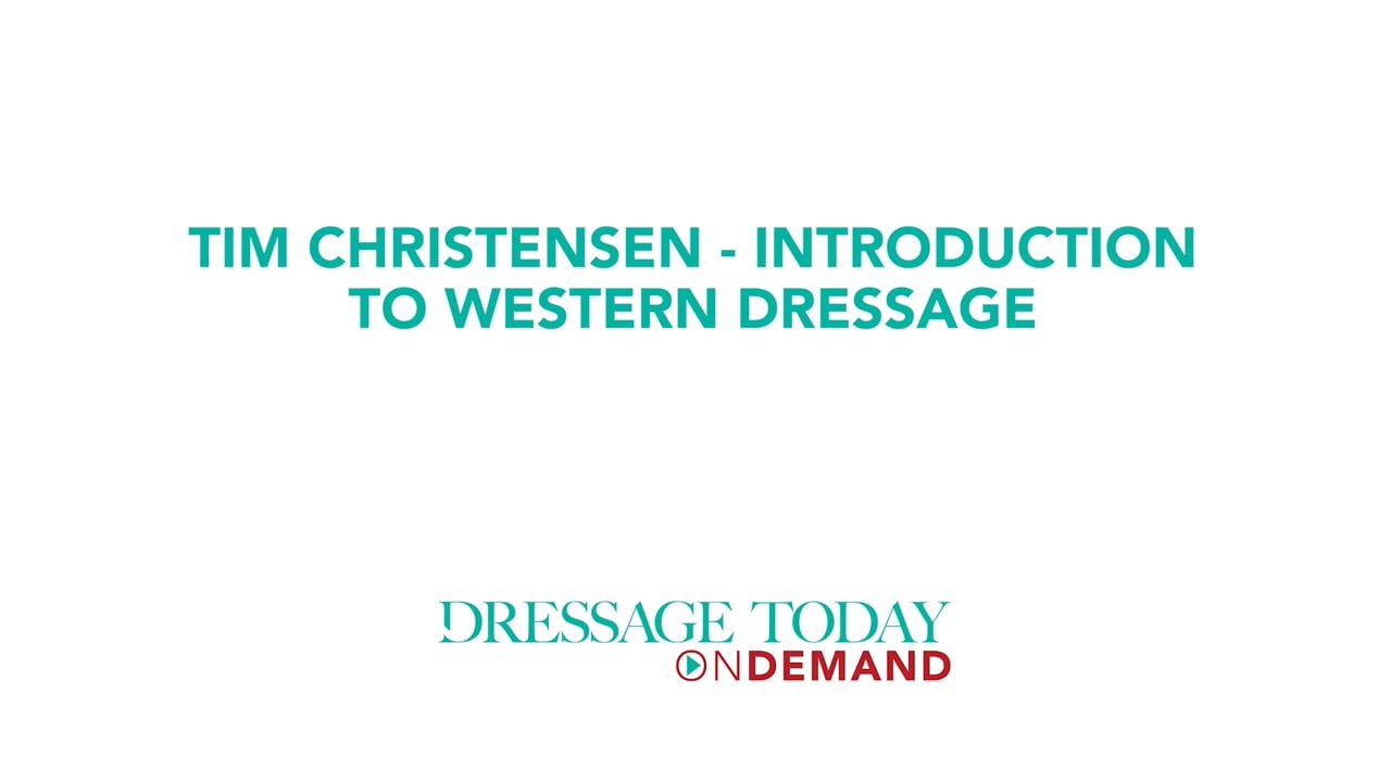 Introduction to Western Dressage | Tim Christensen