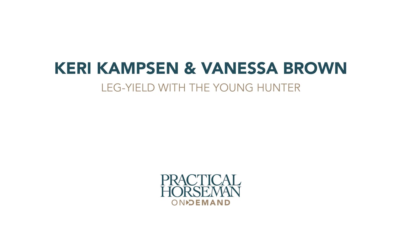 Leg-Yield with the Young Hunter | Keri Kampsen