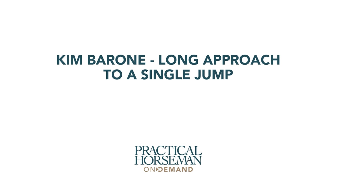 Long Approach to a Single Jump | Kim Barone