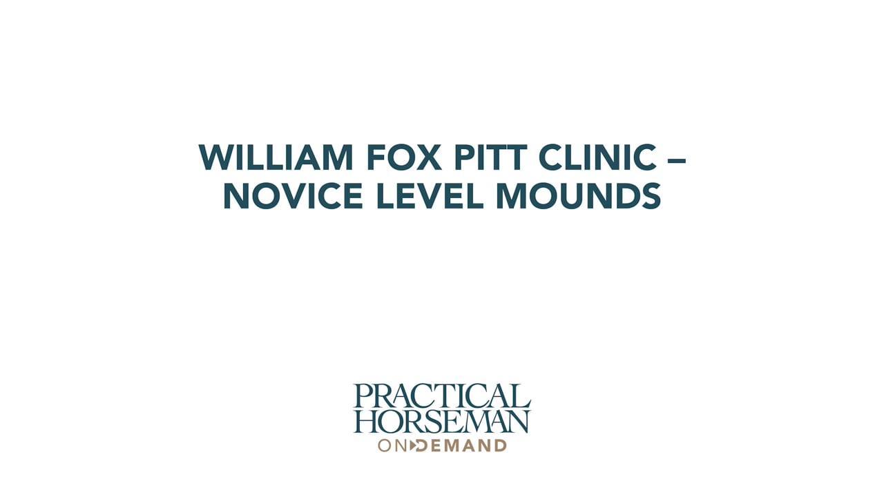 Novice Level Mounds | William Fox-Pitt