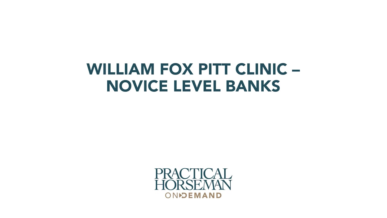Novice Level Banks | William Fox-Pitt