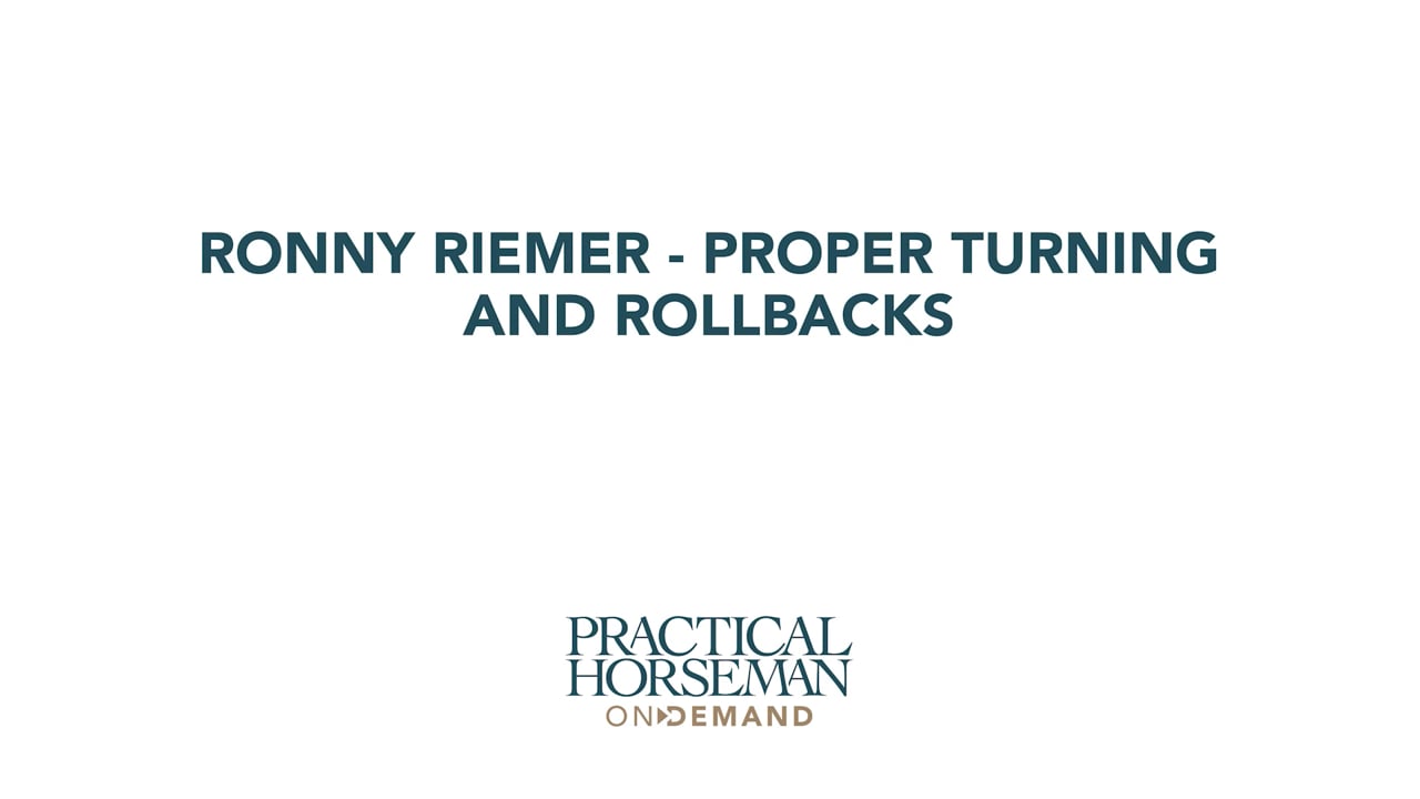 Proper Turning and Rollback | Ronny Riemer