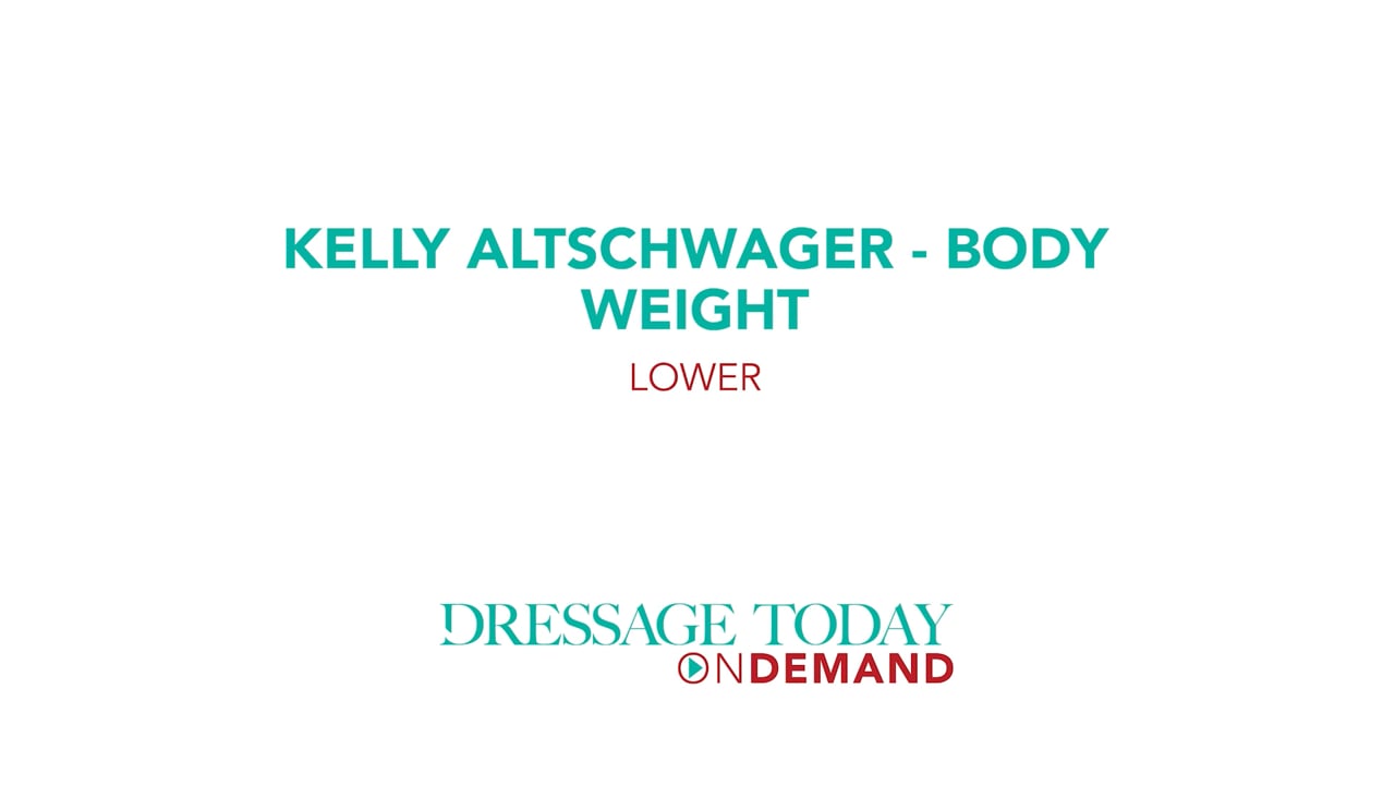 Lower Body Weight Workout | Kelly Altschwager
