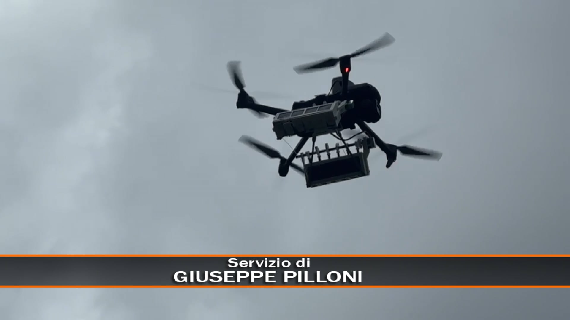 Prova dimostrativa di lancio di maschi sterili di zanzara tigre tramite drone