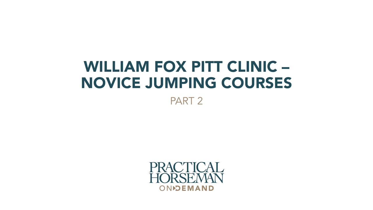 Novice Level - Jumping Courses | William Fox-Pitt | PART 02