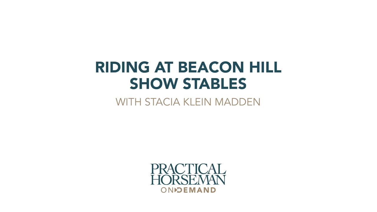 Riding at Beacon Hill Show Stables | Stacia Madden