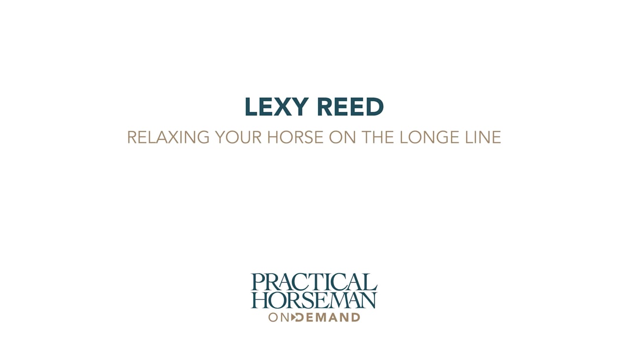 Relaxing Your Horse on the Longe Line | Lexy Reed