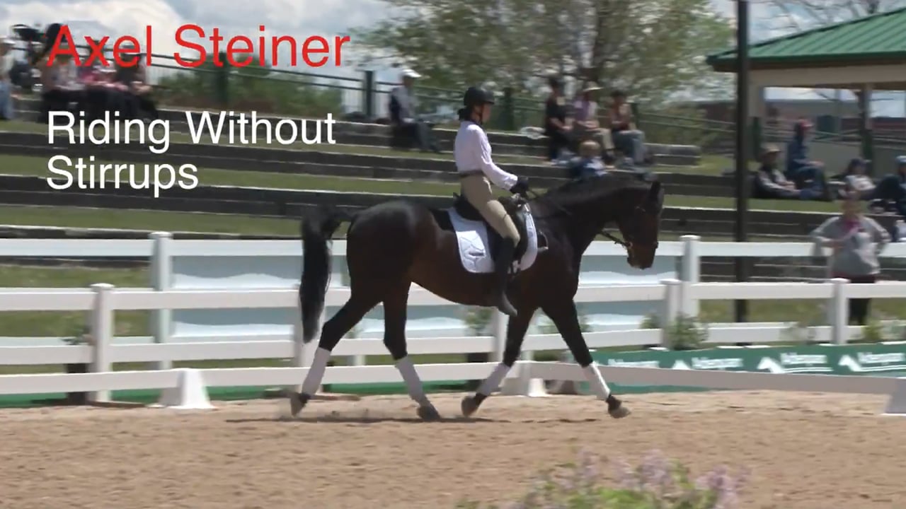 Riding Without Stirrups - Travers and Shoulder In | Axel Steiner | PART 06
