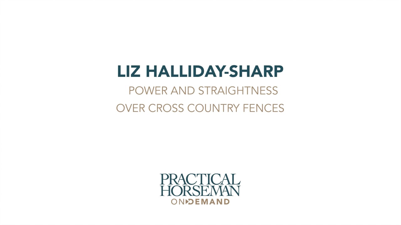 Power and Straightness Over Cross Country Fences | Liz Halliday-Sharp