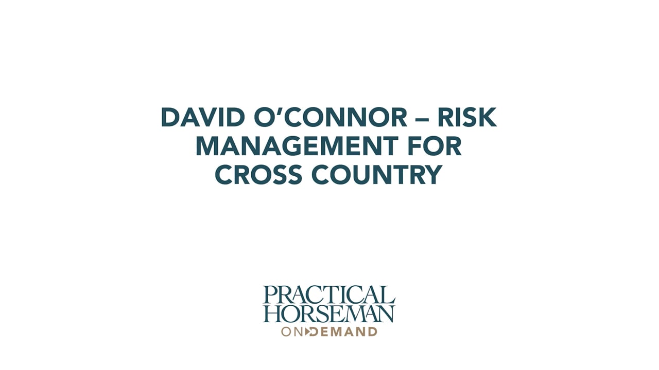 Risk Management for Cross Country | David O’Connor