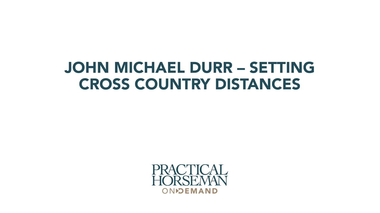 Setting Cross Country Distances | John Michael Durr