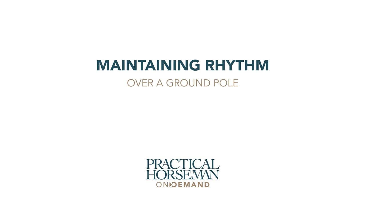 Seeing a Distance - Rhythm Over a Ground Pole | Holly Hugo-Vidal | PART 01