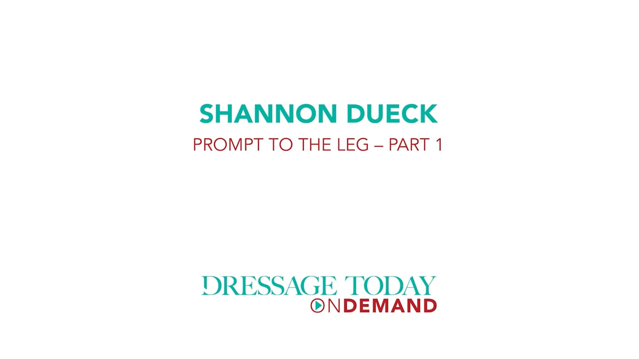 Prompt to the Leg | Shannon Dueck | PART 01