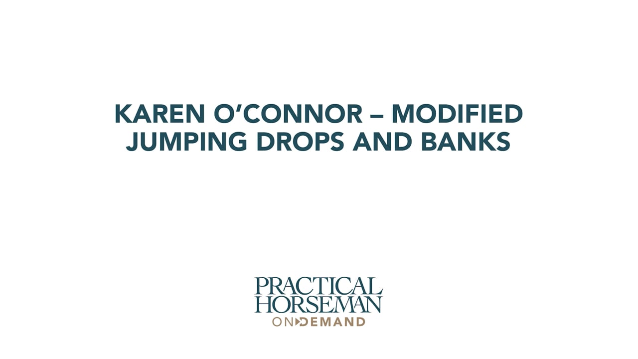 Modified Jumping Drops and Banks | Karen O’Connor
