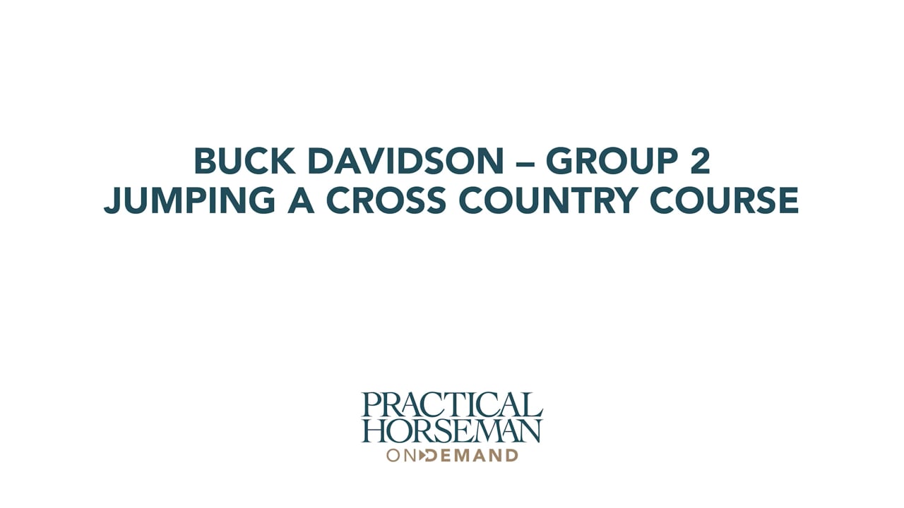 Group 2 – Cross Country Warmup - Training, Modified, Preliminary | Buck Davidson