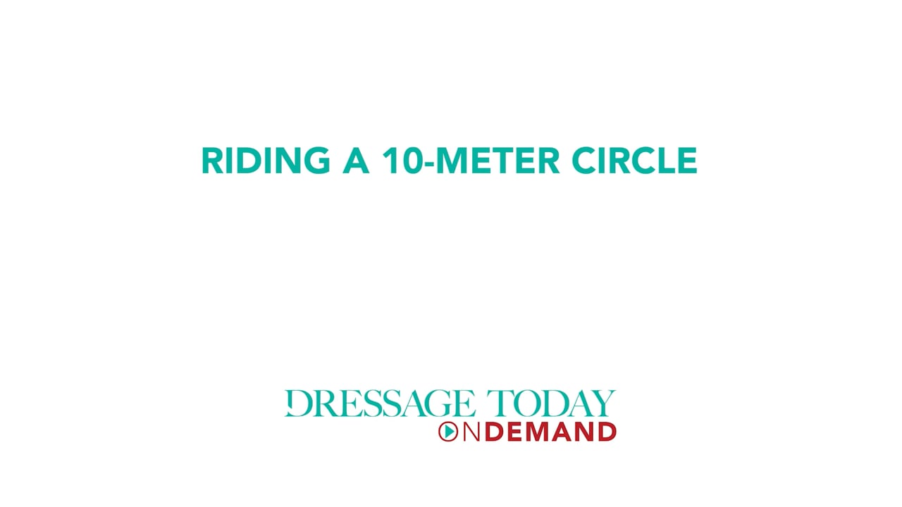 Riding a 10-meter Circle Warmup | Olivia Lagoy-Weltz | PART 01