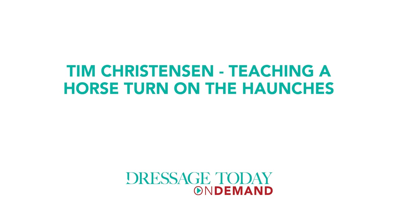 Teaching a Horse Turn on the Haunches | Tim Christensen