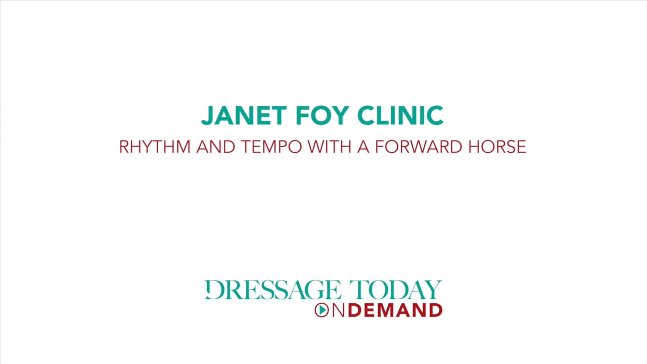 Rhythm and Tempo with a Forward Horse | Janet Foy