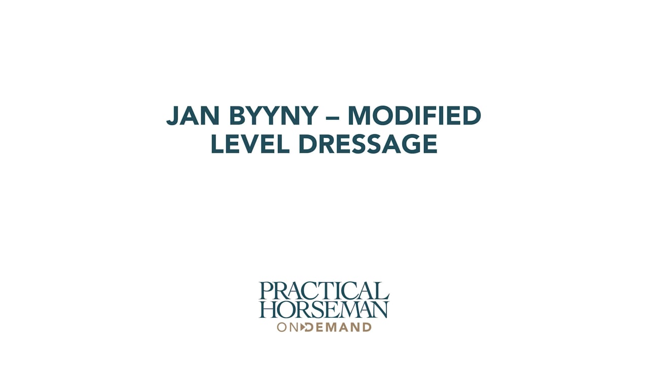 Modified Level Dressage | Jan Byyny
