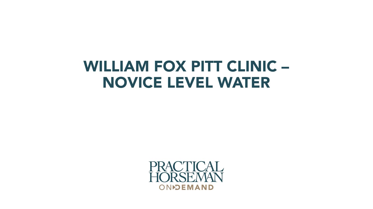Novice Level Water | William Fox-Pitt