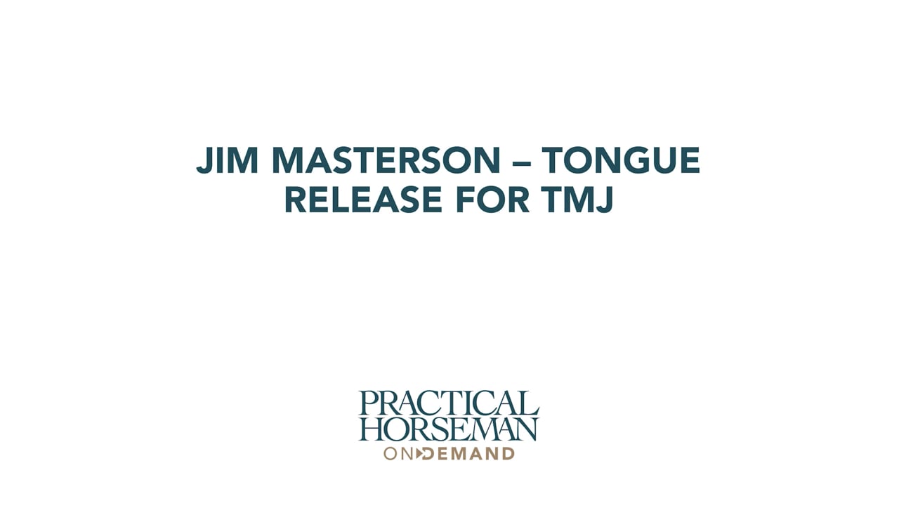 Tongue Release for TMJ | Jim Masterson