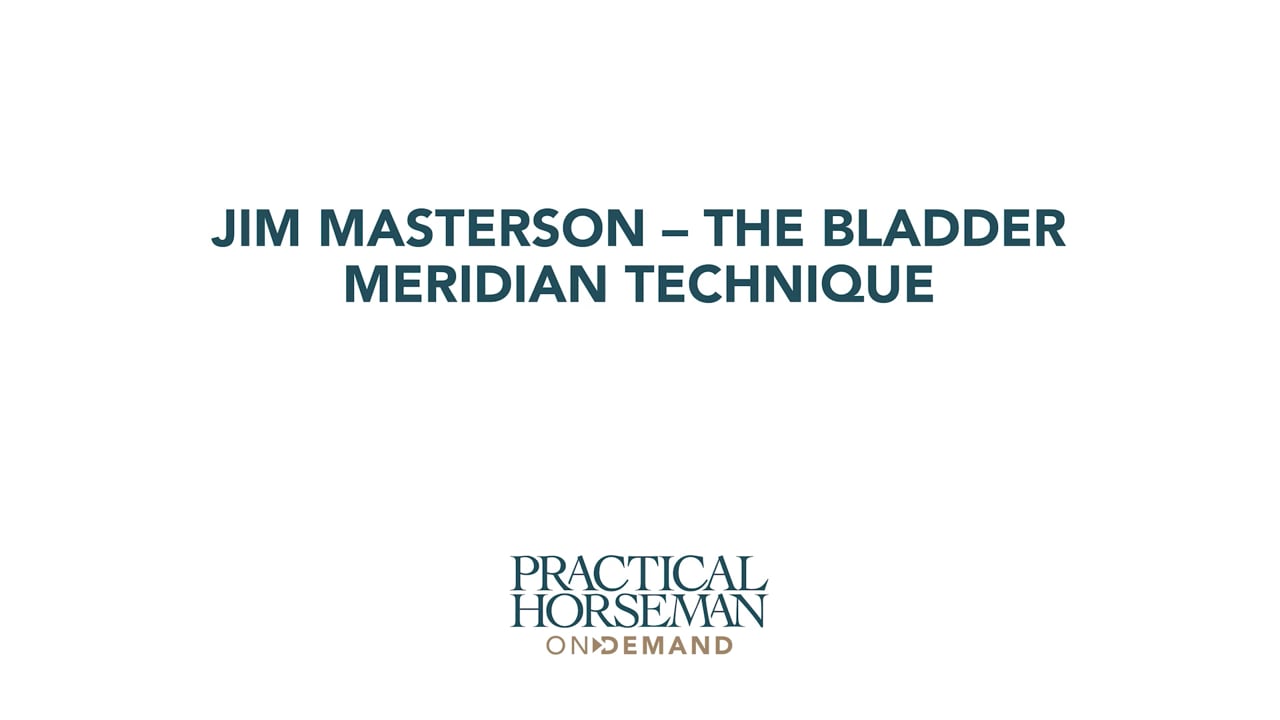 The Bladder Meridian Technique | Jim Masterson