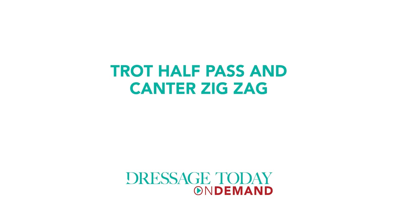 Trot Half Pass and Canter Zig Zag | Laura Ashley Killian