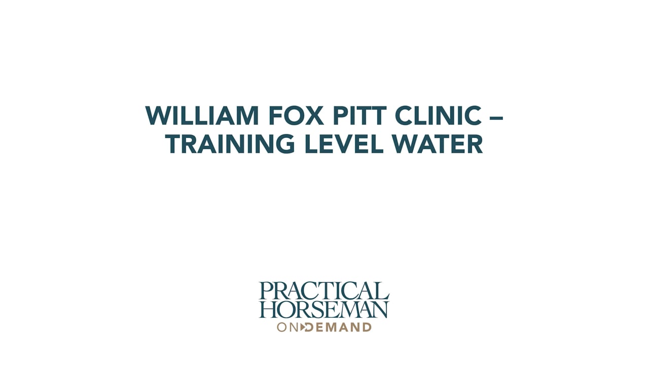 Training Level Cross Country - Water | William Fox-Pitt