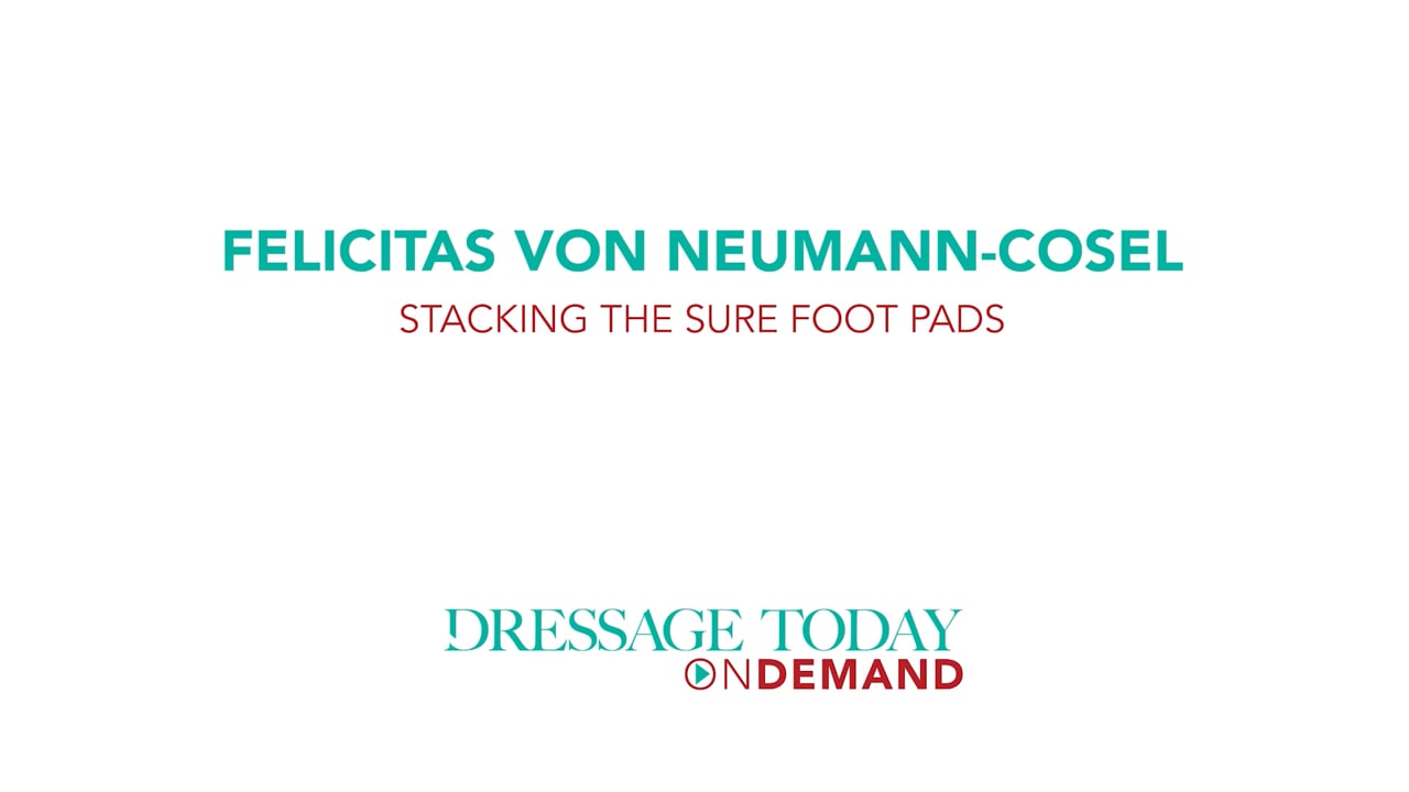 Stacking the Sure Foot Pads | Felicitas von Neumann-Cosel