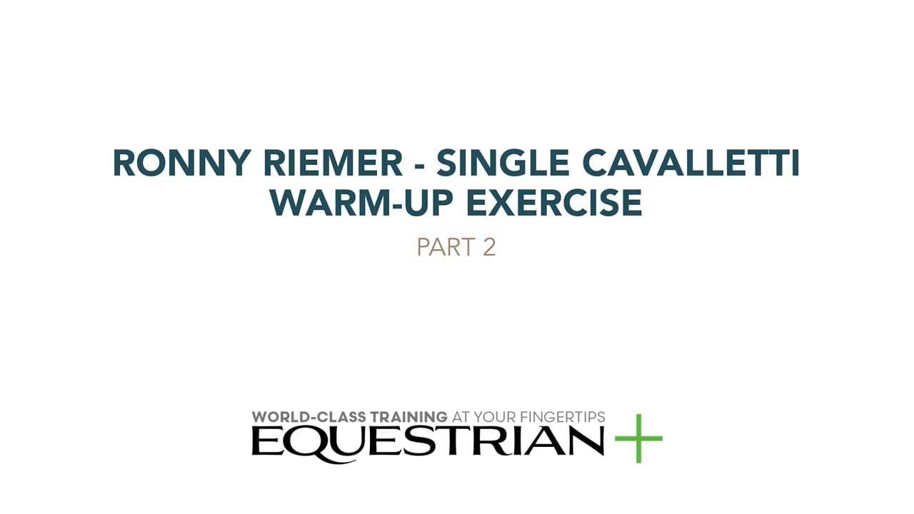 Single Cavalletti Warm-up Exercise – Part 2
