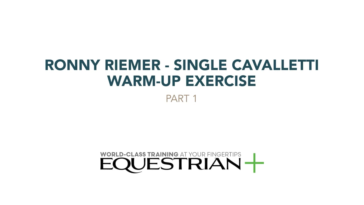 Single Cavalletti Warm-up Exercise – Part 1