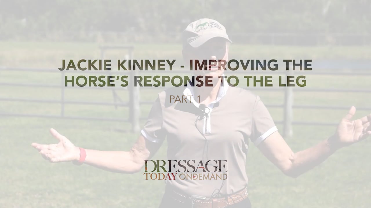 Improving the Horse’s Response to the Leg – Part 1