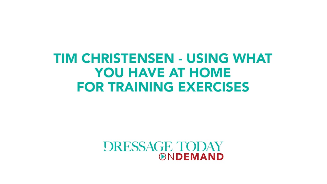 Using What You Have at Home for Training Exercises