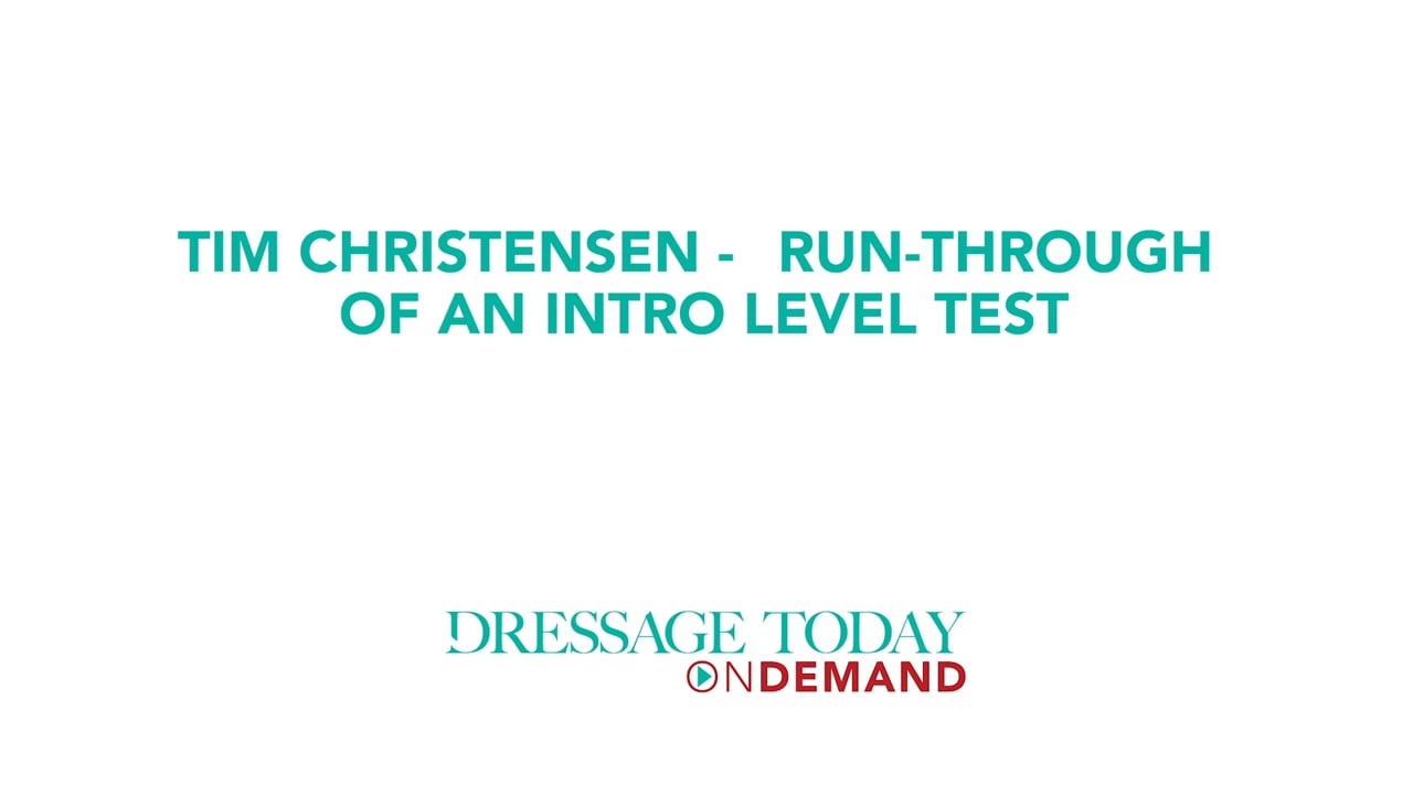 Run Through of Intro 3 Test