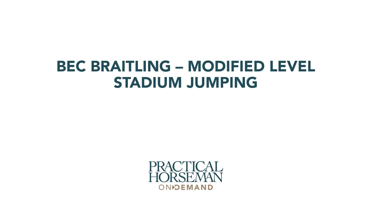 Modified Level Stadium Jumping