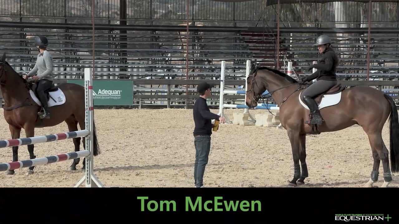 Straightness Over Simulated Cross-Country Jumps | Novice | Tom McEwen