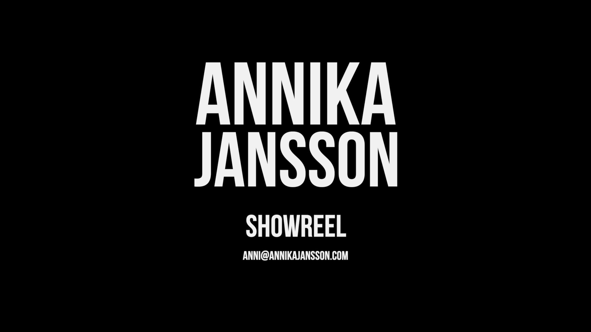 Showreel2025