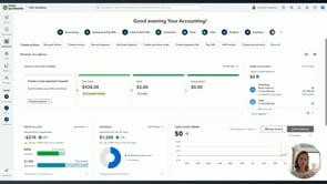 Business Tax: Overview page navigation
