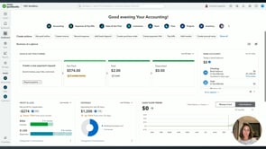 Sales Tax: Overview tab navigation