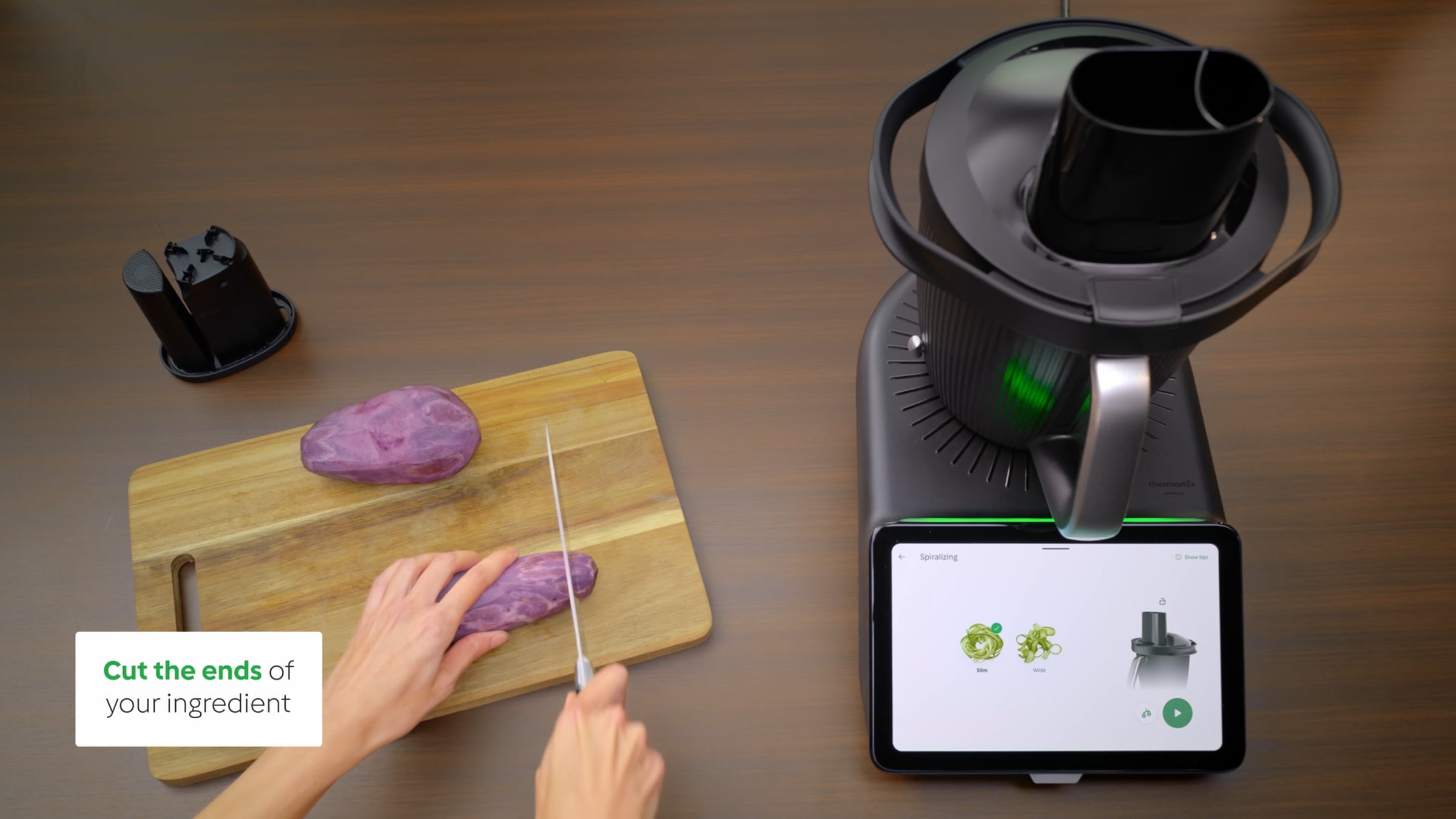 Spiralizing with the TM7™ Cutter + | Videos & Movies on Vimeo