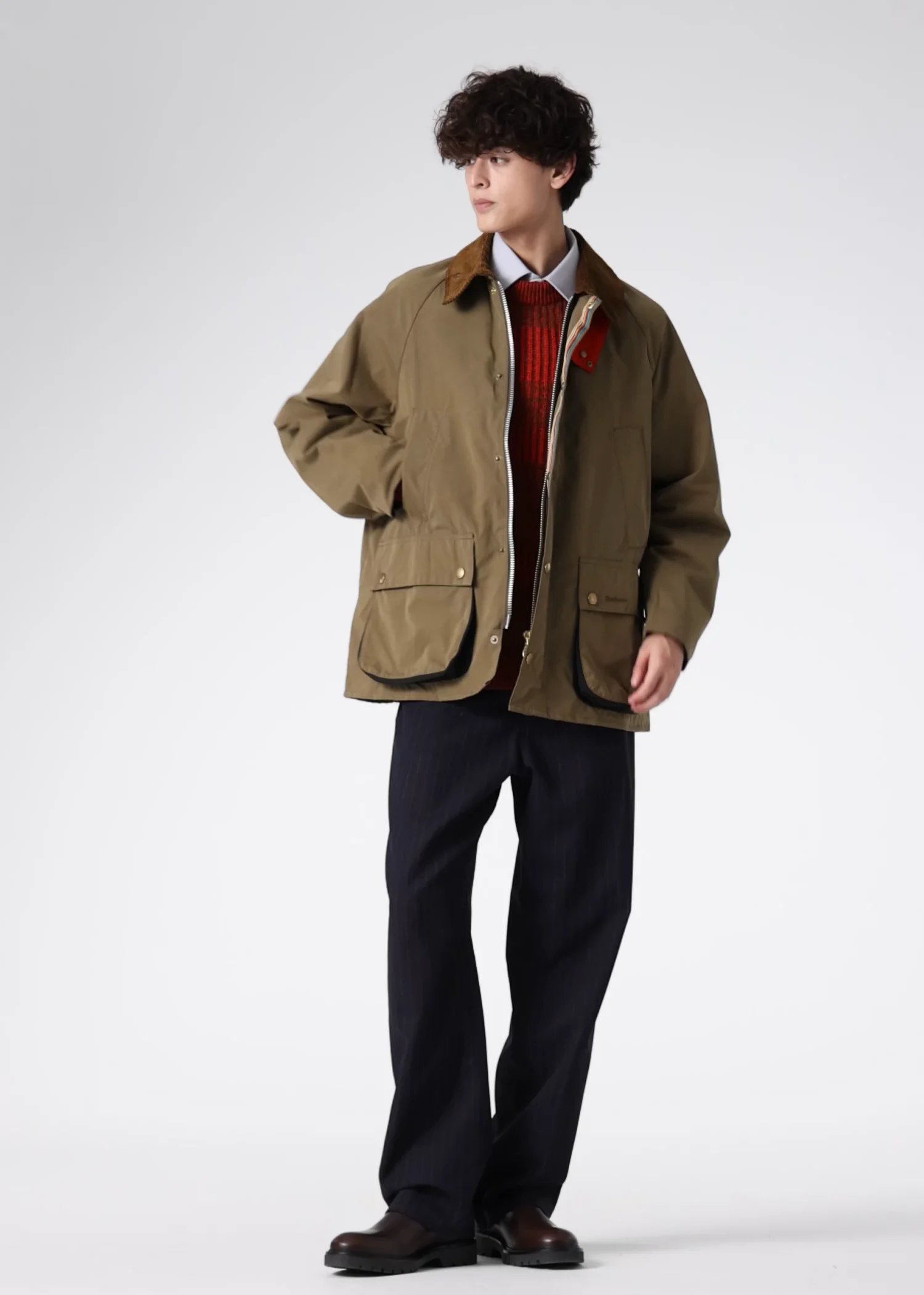 【極美品】ポールスミス アウター ピーコート ジャケット キャメル ウール M Paul Smith（ポールスミス）の「【WEB限定アイテム】カラー