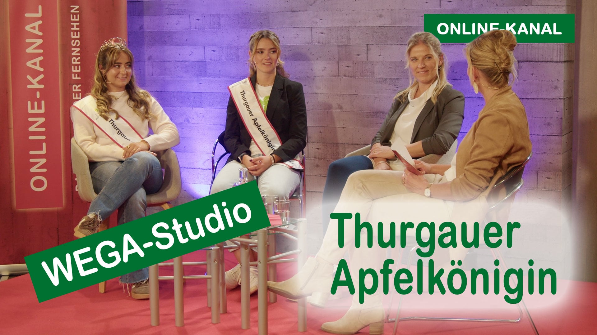 Online-Kanal –  WEGA-Studio – Thurgauer Apfelkönigin