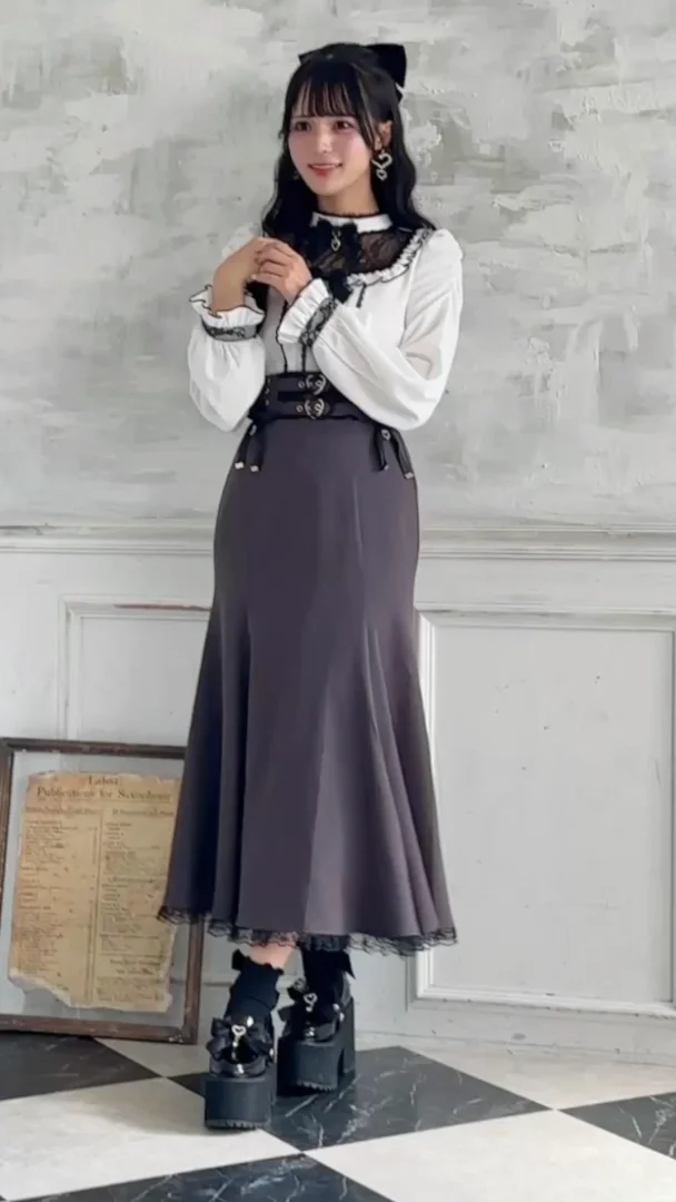 MARK＆LONA　レインボーフリルスカート アゾネット | 商品詳細 | 45 お砂糖リボンフリルスカート