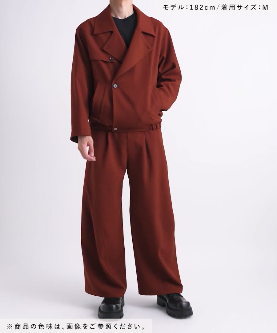 SET UP対応】カルゼトレンチブルゾン | [公式]ハレ（HARE）通販