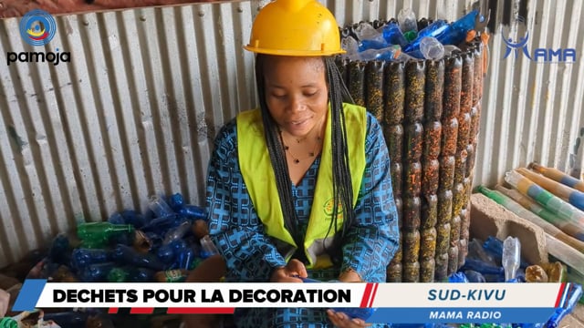 Déchets pour la décoration